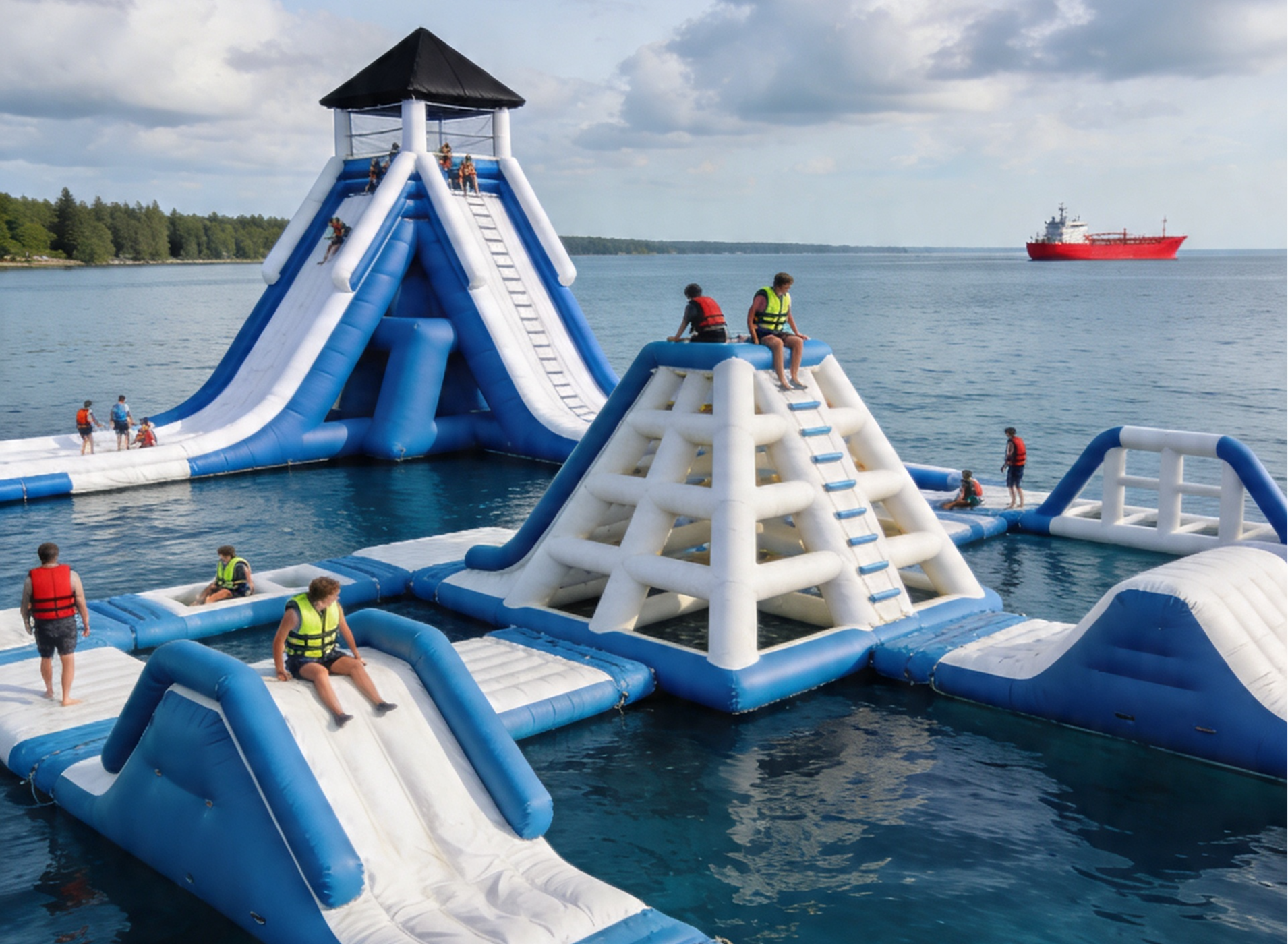 Aqua Glide 10-foot floating platform