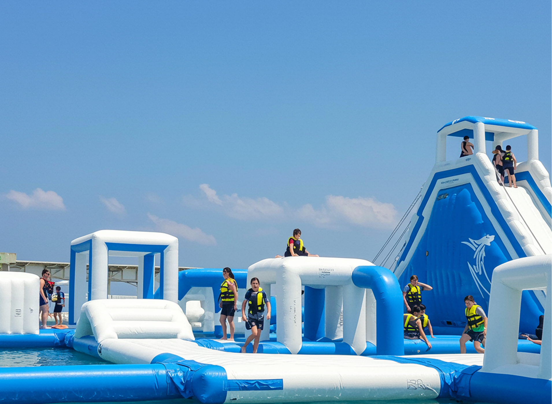 Aqua Glide 20-foot floating platform