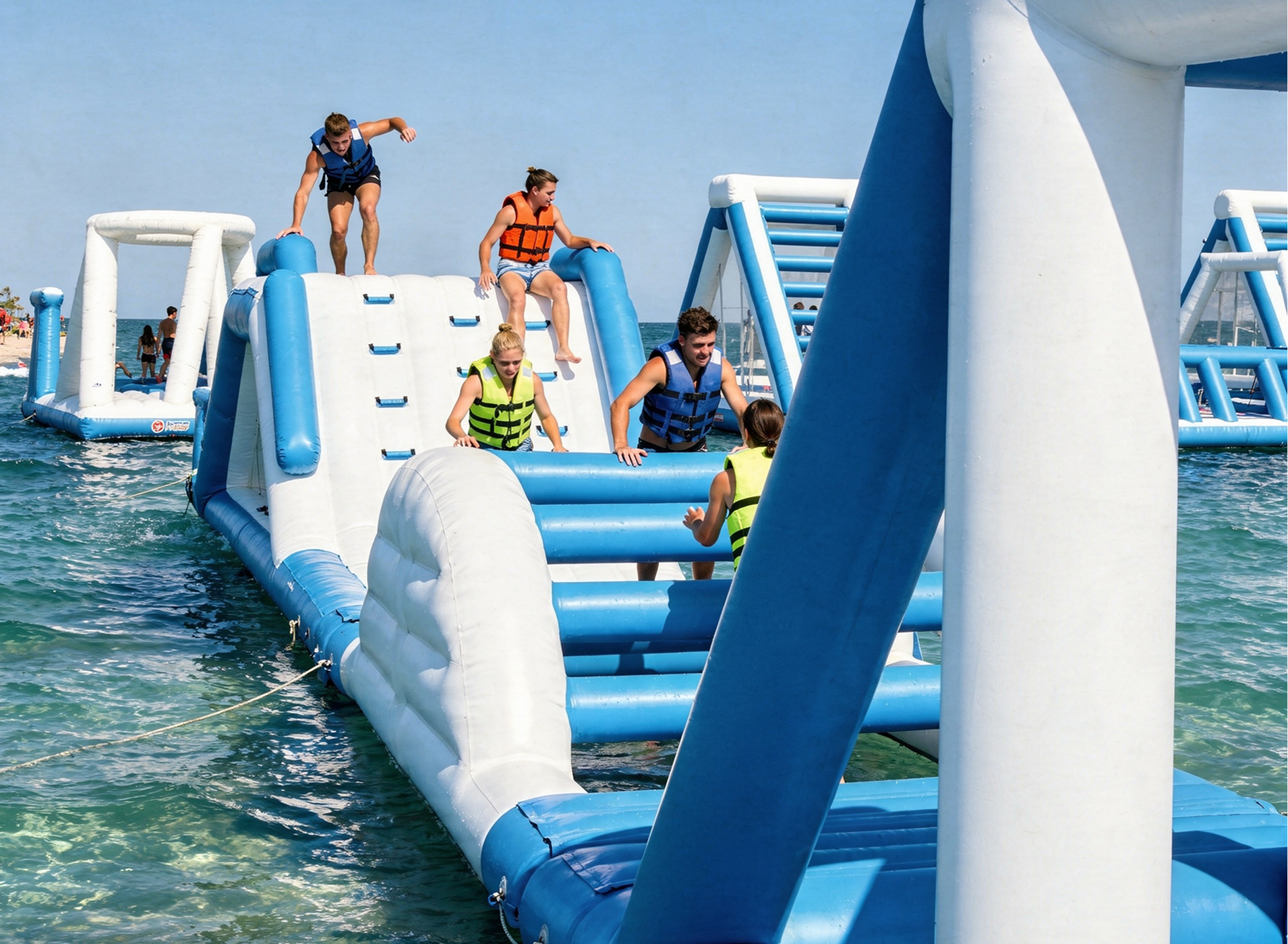 Aqua Glide 10-foot inflatable blob